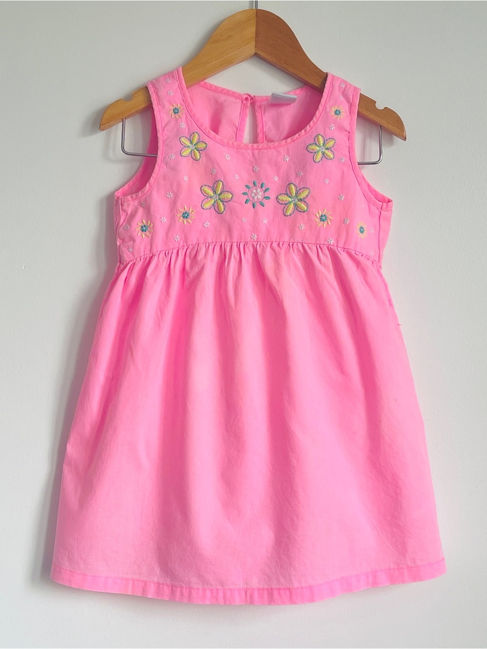 3T  Light Pink Dress with Daisies